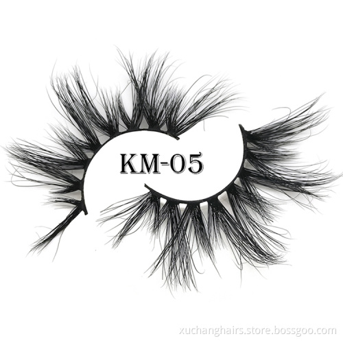 Free Eyelashes Samples Private Label Mink Eyelashes 25mm 3D Mink Eyelash Vendor With Custom Packaging